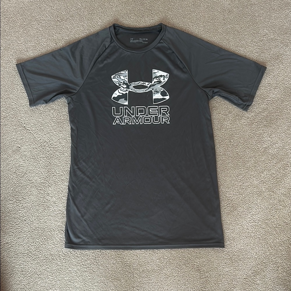 Boys Under Armour Gray Tee